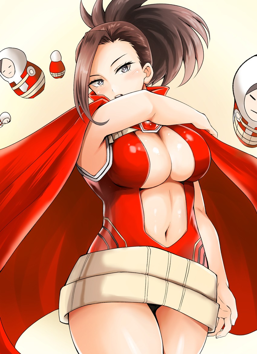 yaoyorozu momo (boku no hero academia) drawn by adahcm