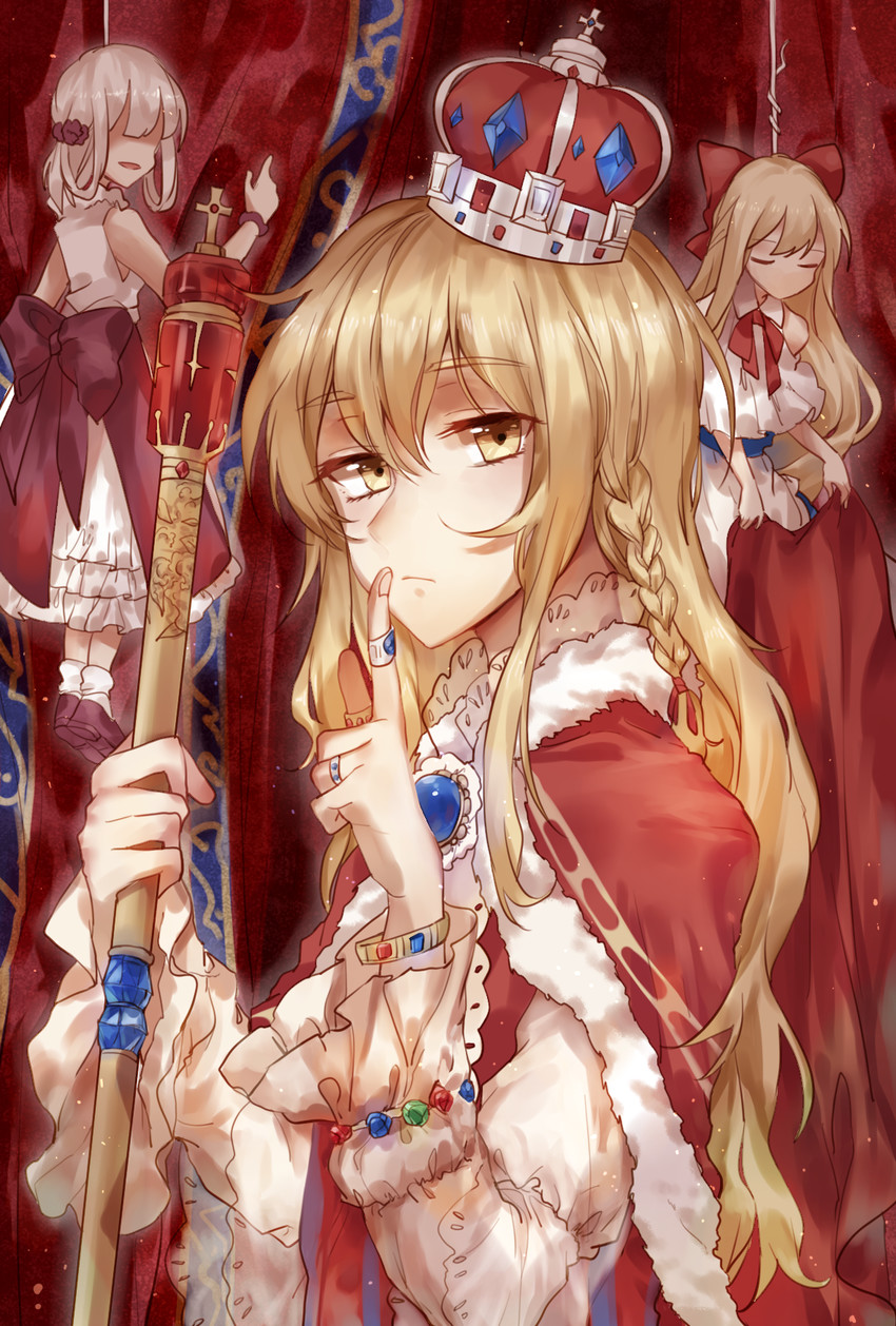 kirisame marisa and hourai doll (touhou) drawn by meng_ziya