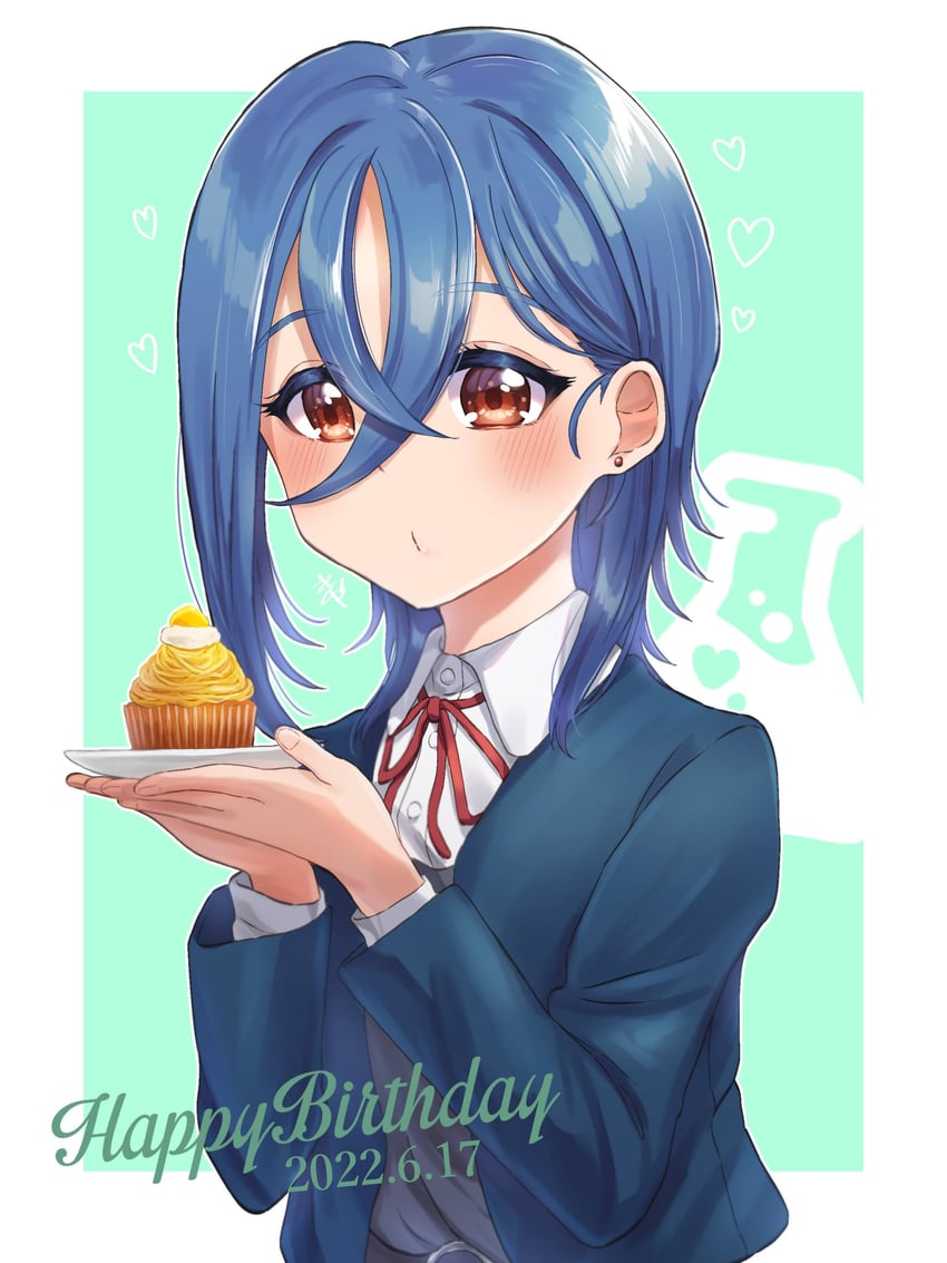 wakana shiki (love live! and 1 more) drawn by kyaku_tasu