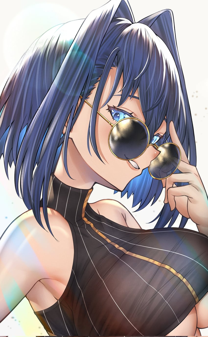 ouro kronii (hololive and 1 more) drawn by honkivampy