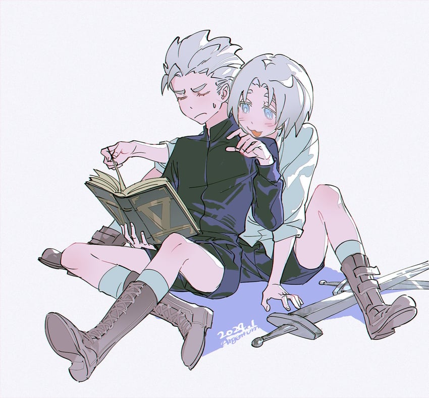 dante and vergil (devil may cry and 1 more) drawn by argentum_1121