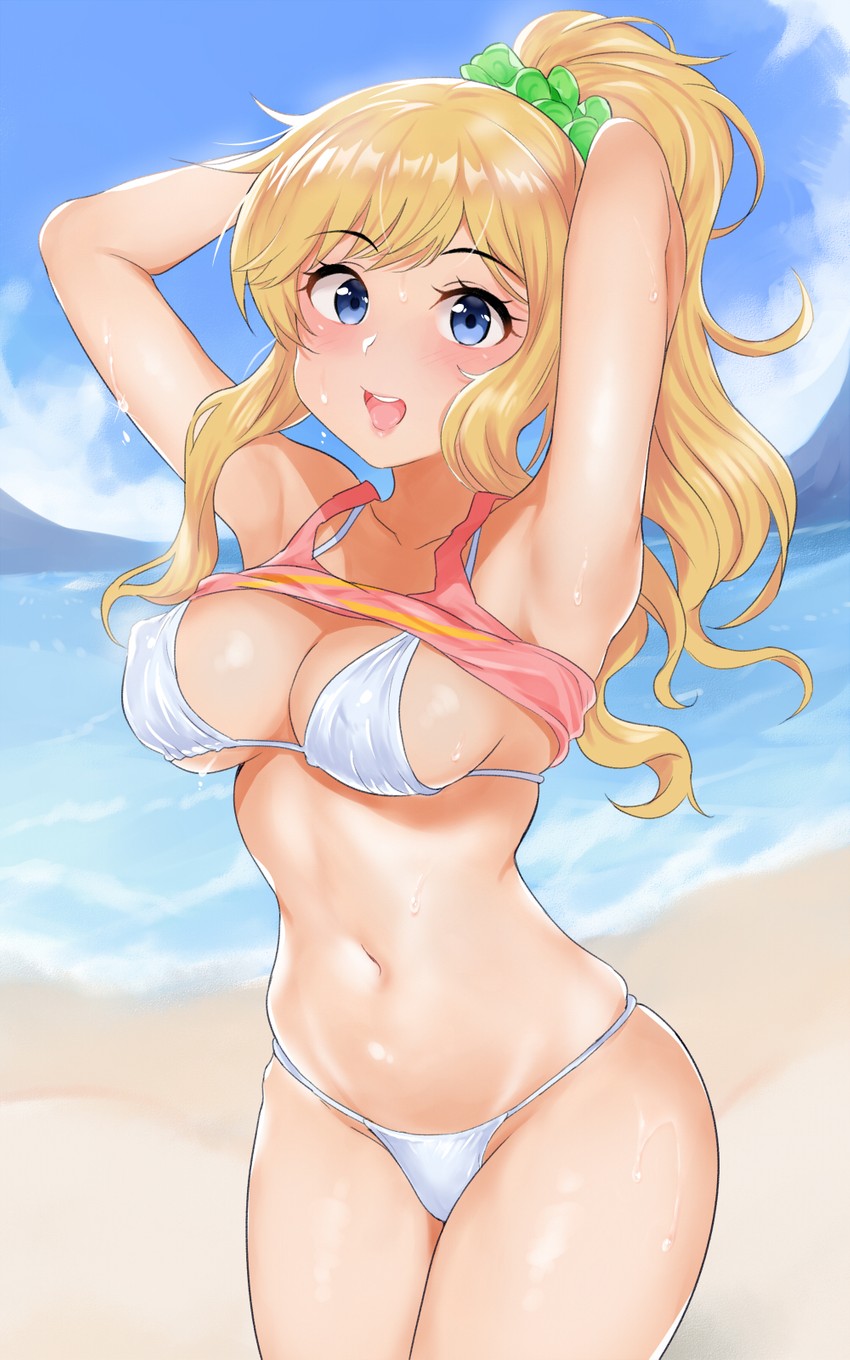 ohtsuki yui (idolmaster and 1 more) drawn by genmon