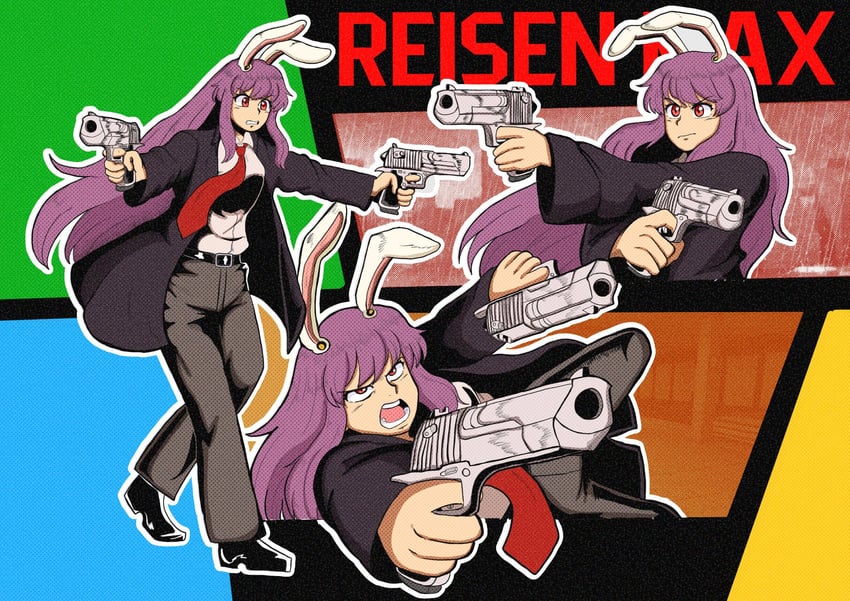 reisen udongein inaba (touhou and 1 more) drawn by hikibee