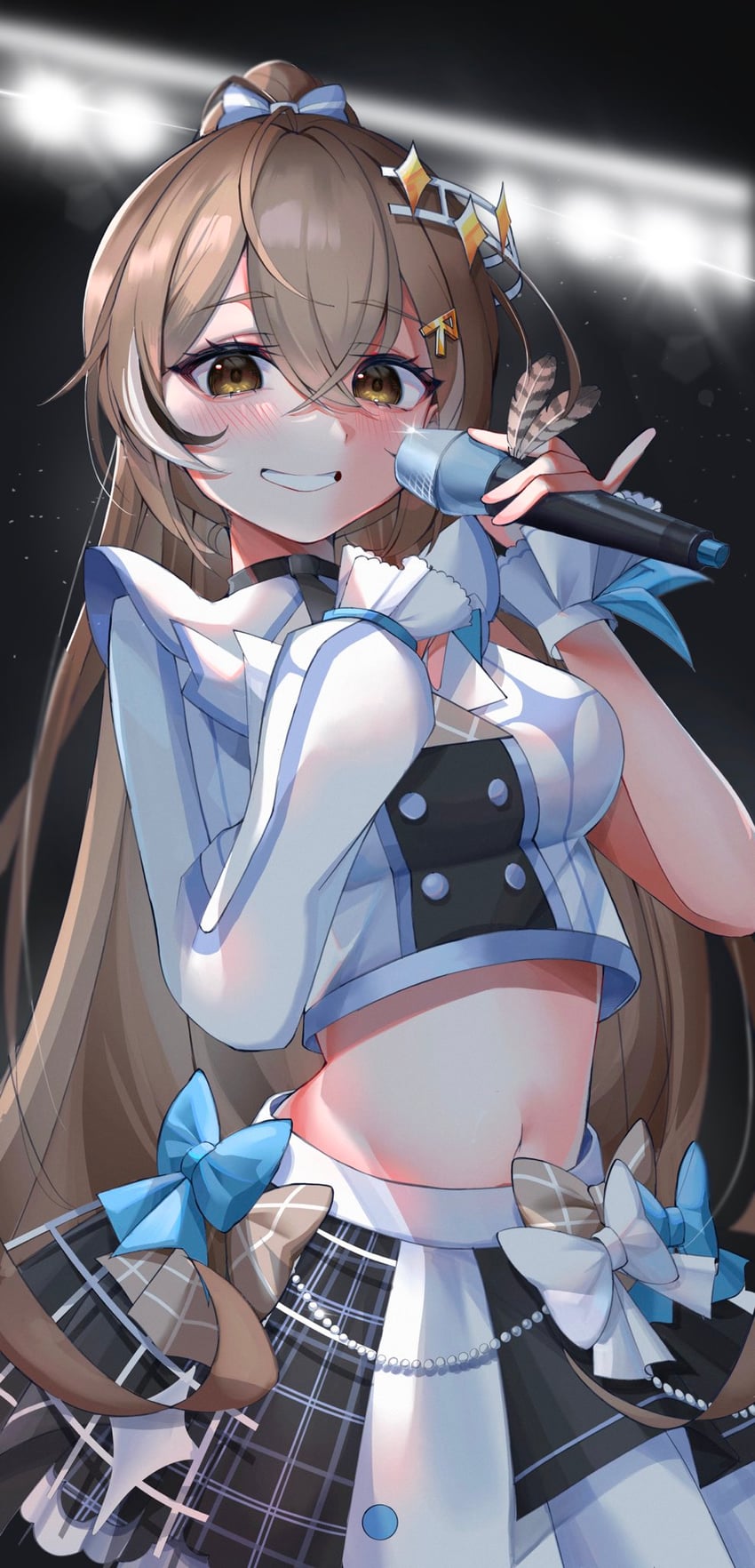 nanashi mumei (hololive and 1 more) drawn by punapple