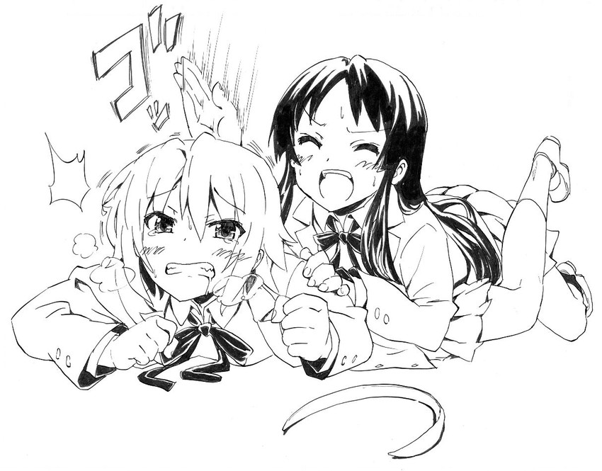 akiyama mio and tainaka ritsu (k-on!) drawn by nome_(nnoommee)