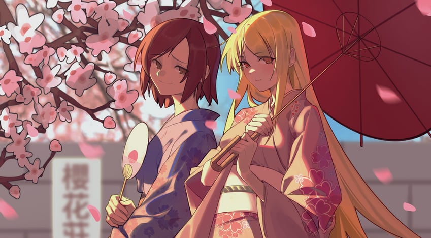 shiina mashiro and aoyama nanami (sakura-sou no pet na kanojo) drawn by cloudy_rain4