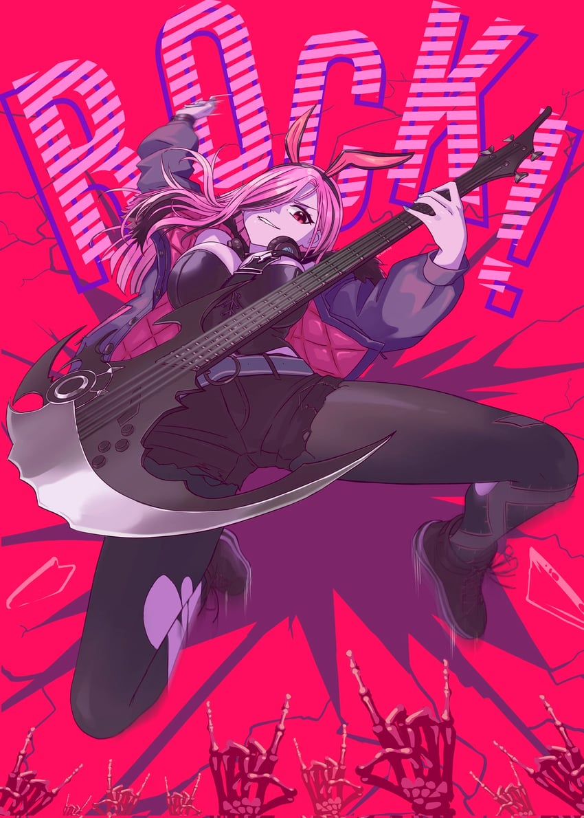 mori calliope (hololive and 1 more) drawn by cahryos