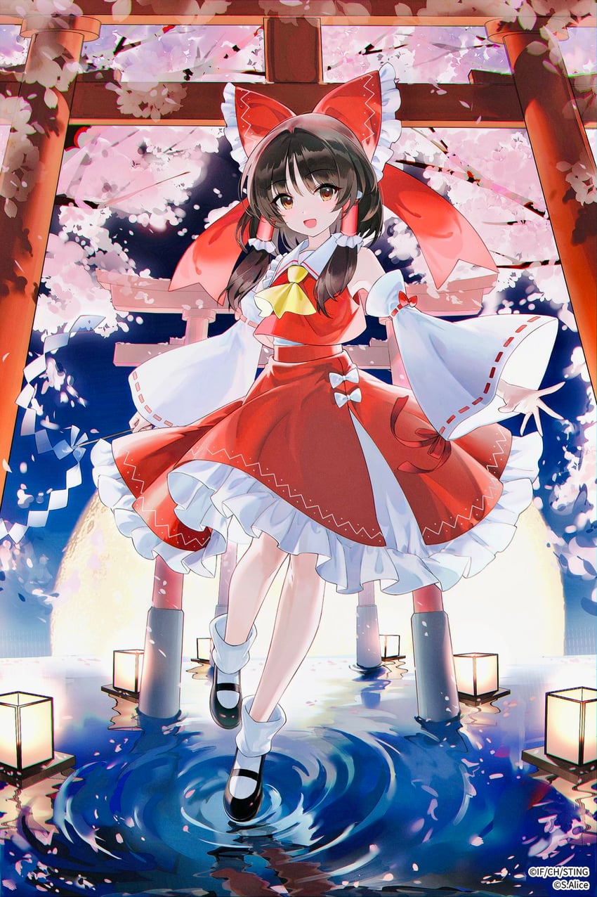 hakurei reimu (touhou and 1 more) drawn by ritora