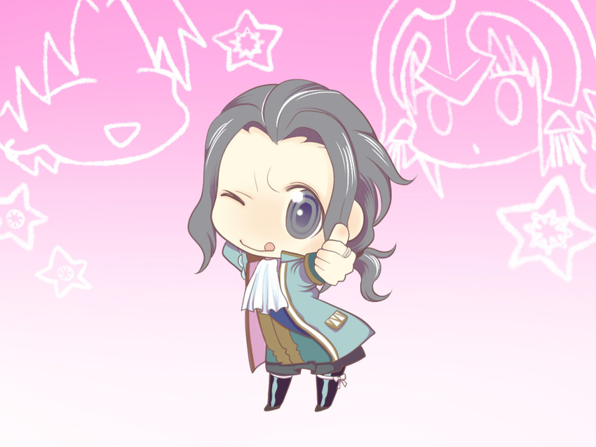 jeanne d'arc, gilles de rais, and uryuu ryuunosuke (fate and 2 more) drawn by a-very-merry-unbirthday-to-you