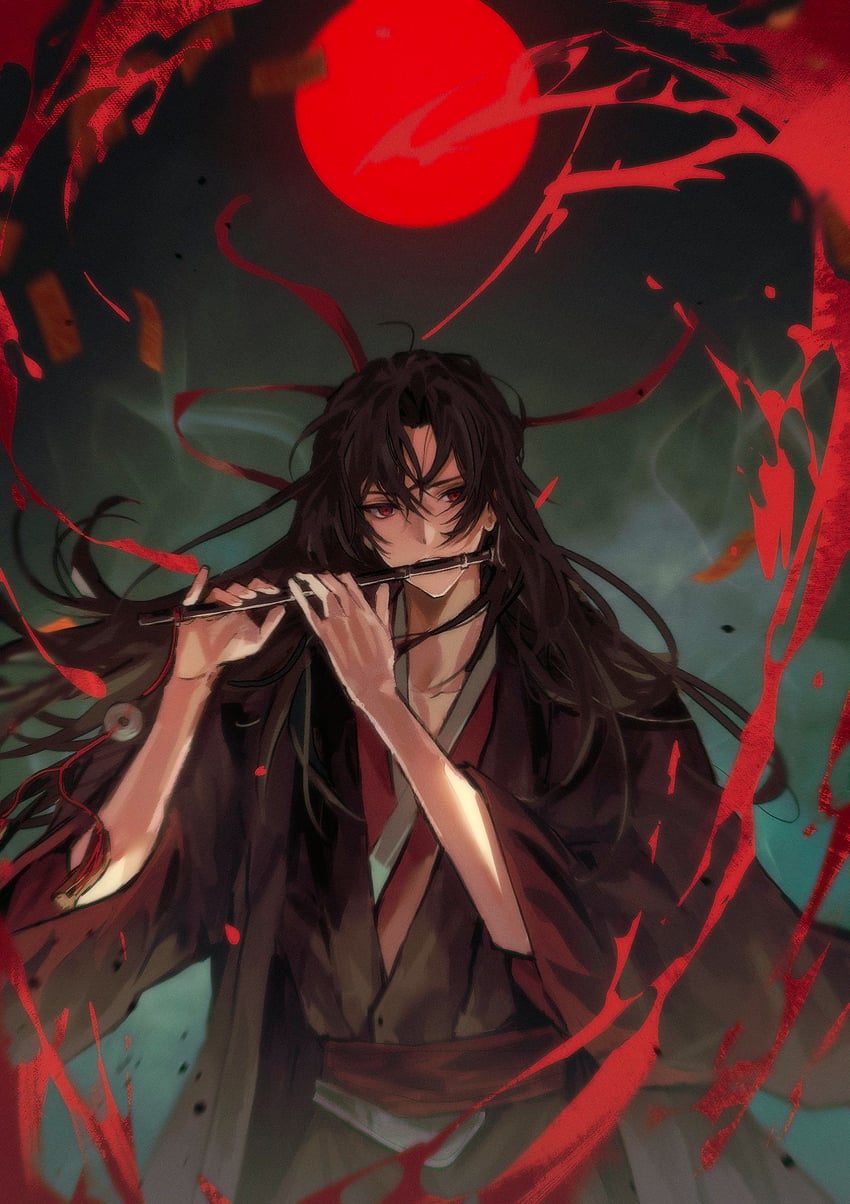 wei wuxian (modao zushi) drawn by tama_(y_ung_1)