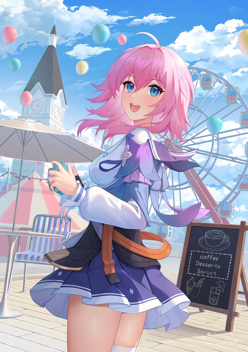 march 7th (honkai and 1 more) drawn by wa_(user_snch2757)