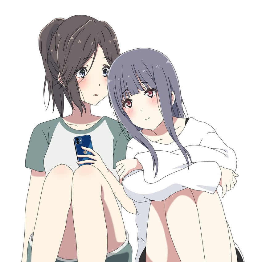 yoroizuka mizore and kasaki nozomi (hibike! euphonium and 1 more) drawn by motomati