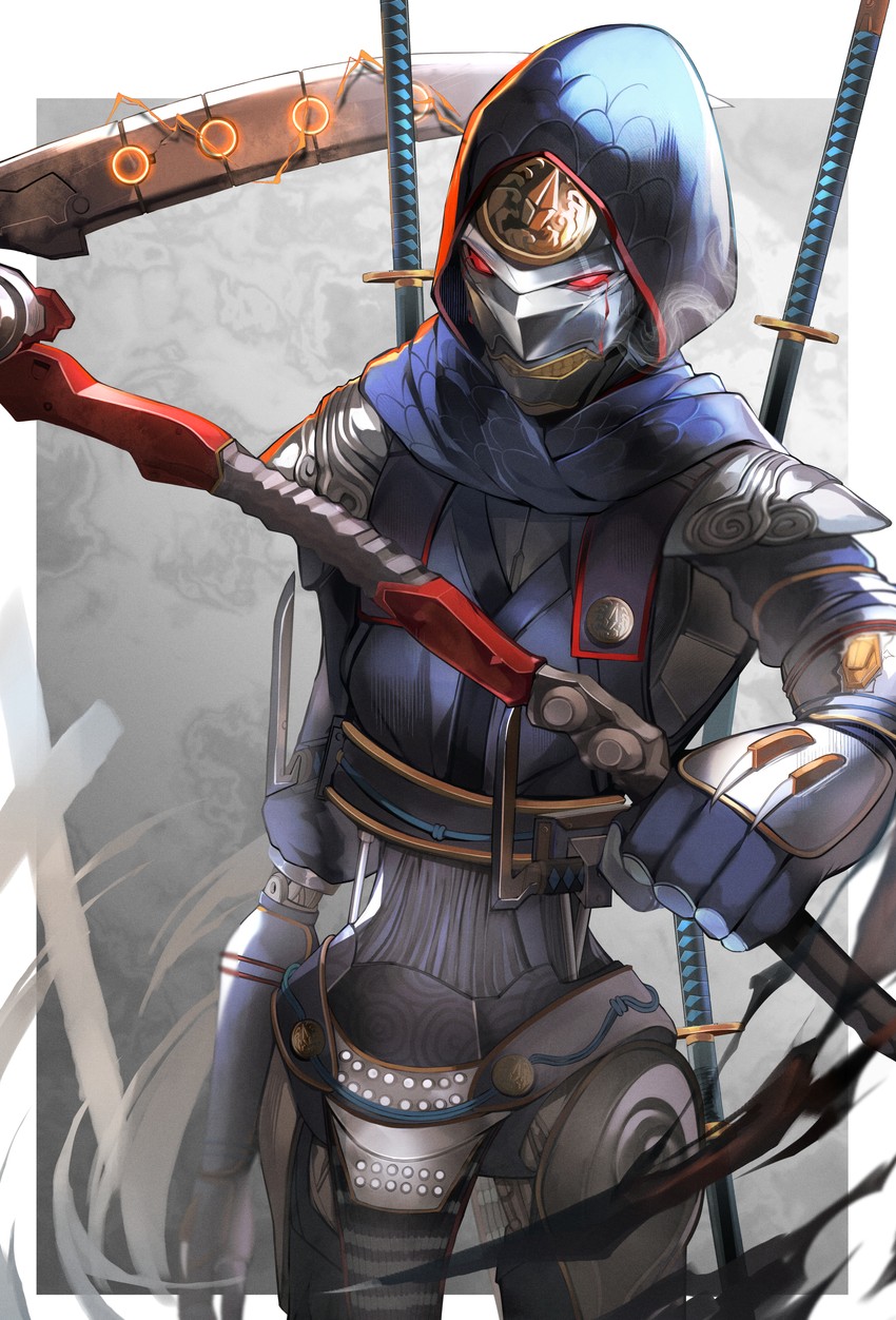 revenant and synthetic shinobi revenant (apex legends) drawn by nitogebeto