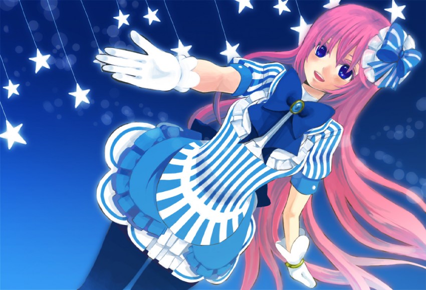 megurine luka (vocaloid and 2 more) drawn by tohu_(monotena)