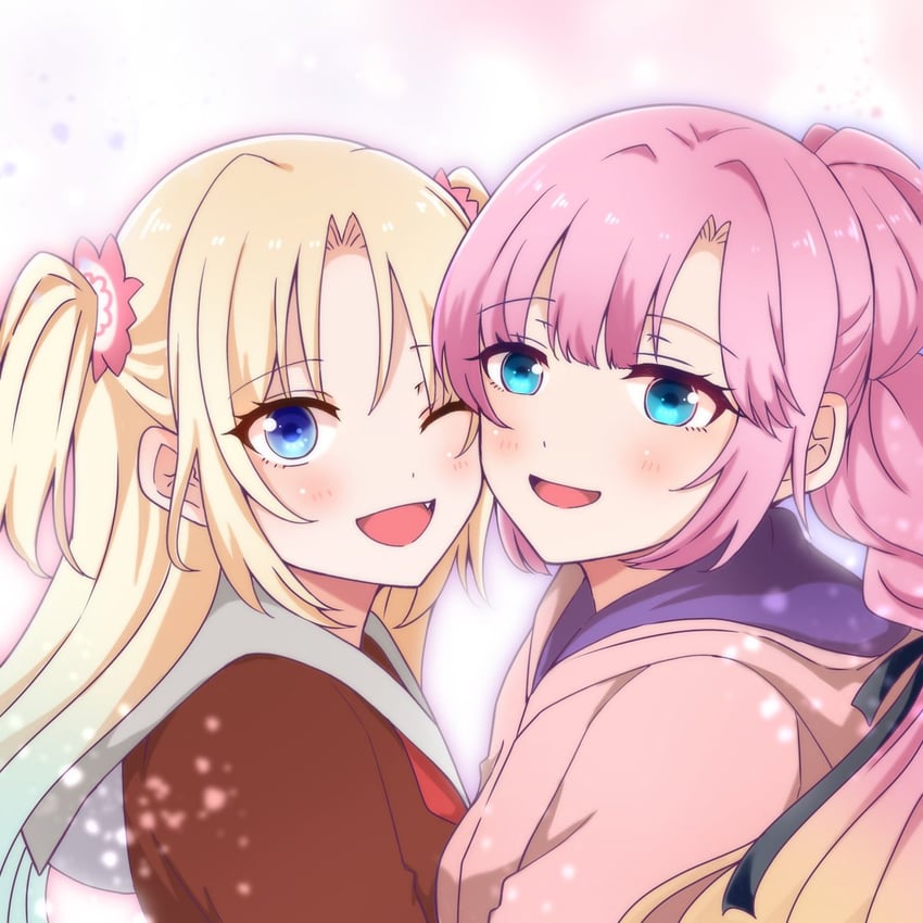 osawa rurino and anyoji hime (love live! and 1 more) drawn by gu_(soruto)