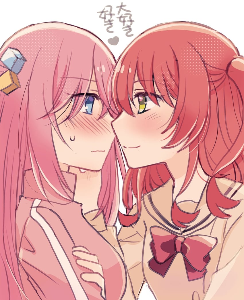gotoh hitori and kita ikuyo (bocchi the rock!) drawn by sango_(sango3_3)