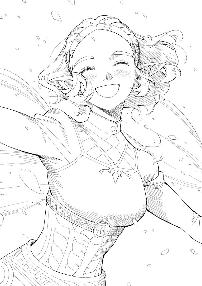 princess zelda (the legend of zelda and 1 more) drawn by sia_2dductility