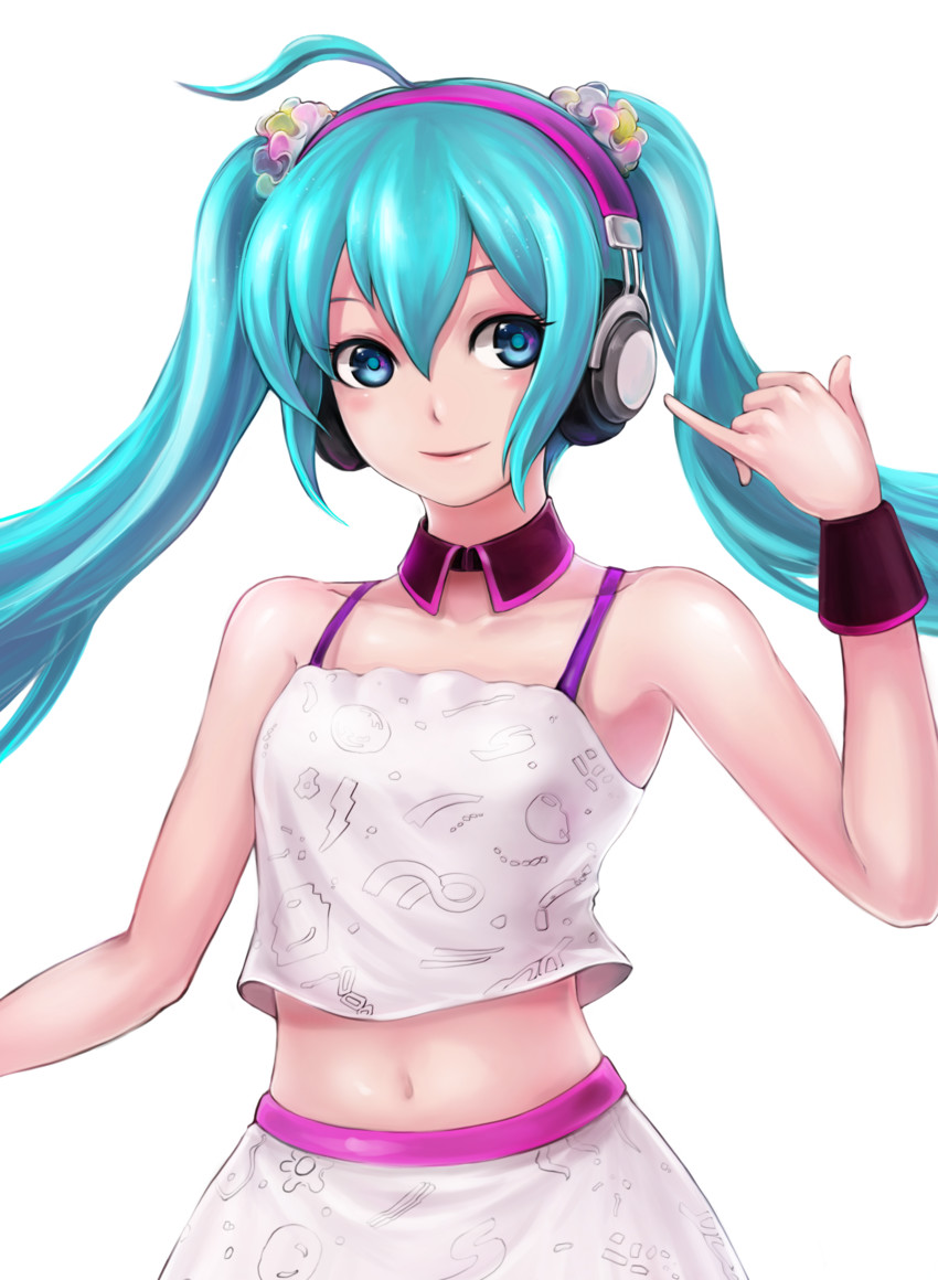 hatsune miku (vocaloid and 1 more) drawn by mhg_(hellma)