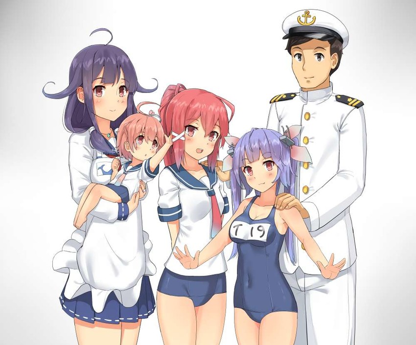 admiral, i-19, i-58, taigei, and i-168 (kantai collection) drawn by osananajimi_neko
