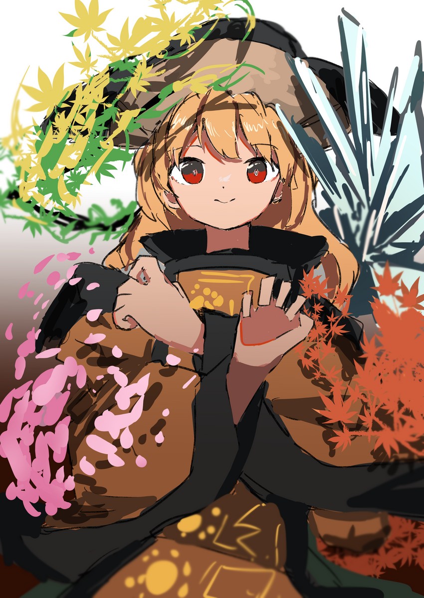 matara okina (touhou and 1 more) drawn by neruzou