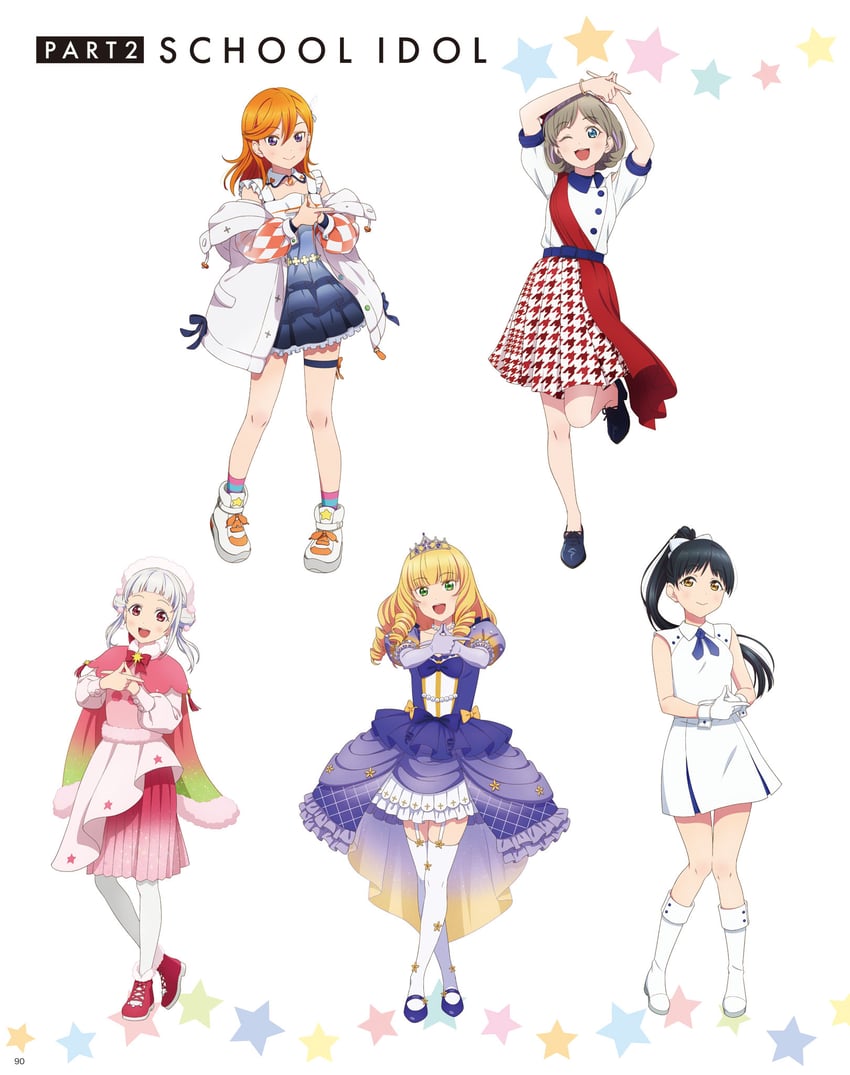 shibuya kanon, heanna sumire, tang keke, arashi chisato, and hazuki ren (love live! and 1 more)