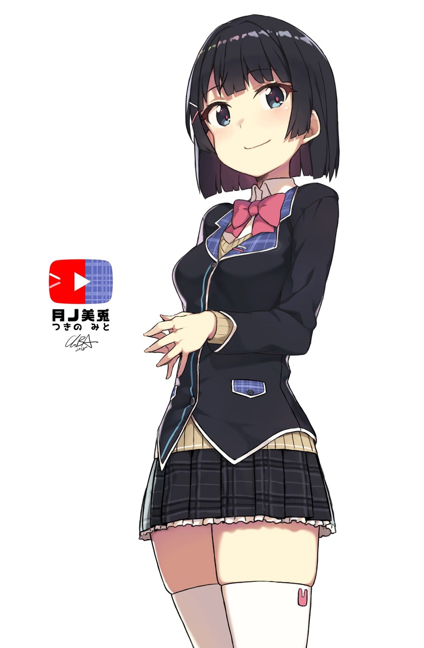 tsukino mito (nijisanji and 1 more) drawn by cloba
