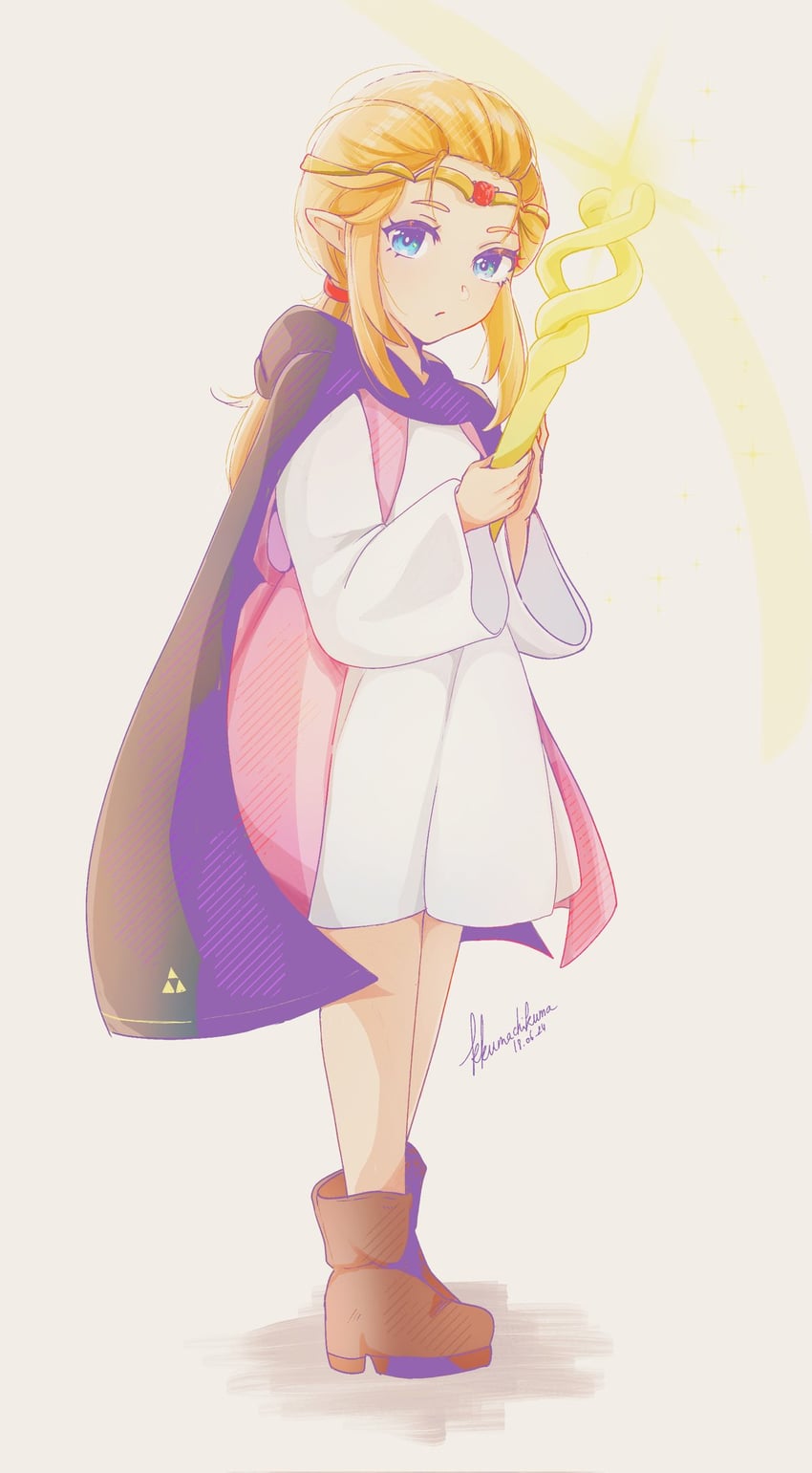 princess zelda (the legend of zelda and 1 more) drawn by kkumachi
