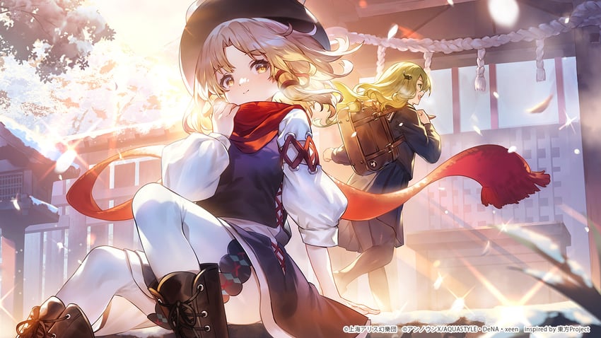 kochiya sanae and moriya suwako (touhou and 1 more) drawn by u_u_zan