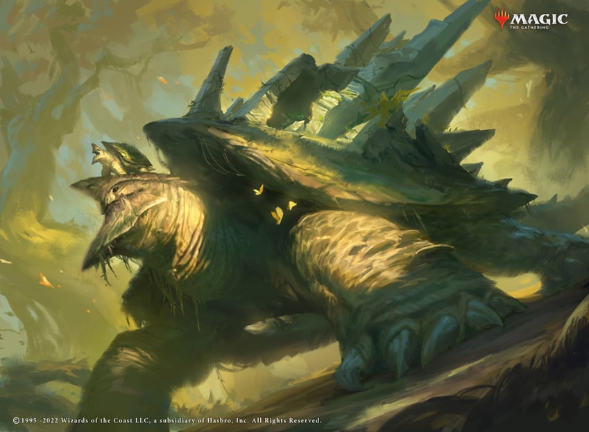 hexbane tortoise (magic: the gathering) drawn by joshua_raphael