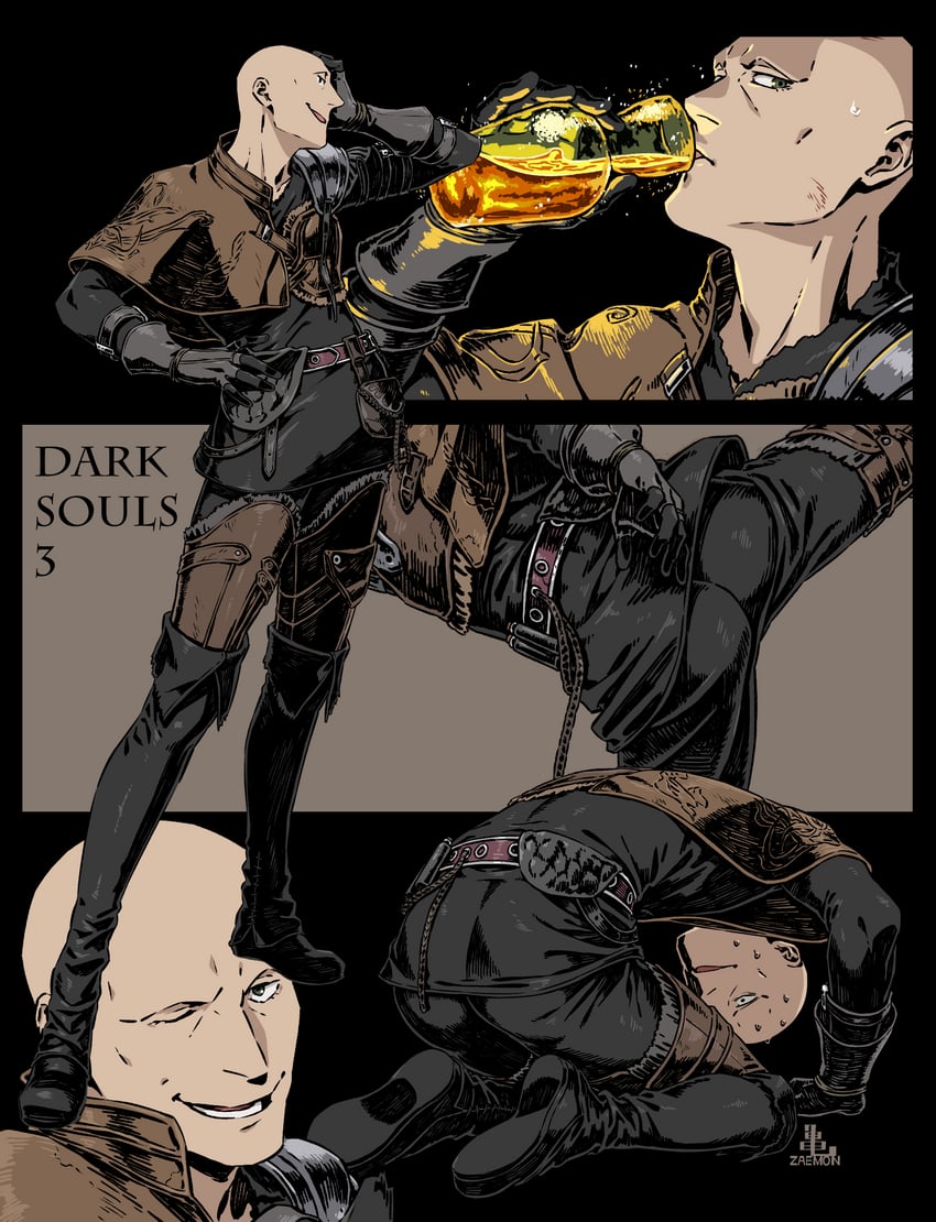 patches (dark souls and 1 more) drawn by kamezaemon