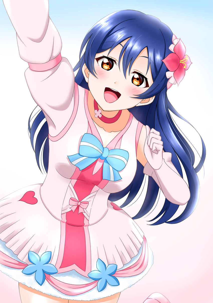 sonoda umi (love live! and 1 more) drawn by haruharo_(haruharo_7315)