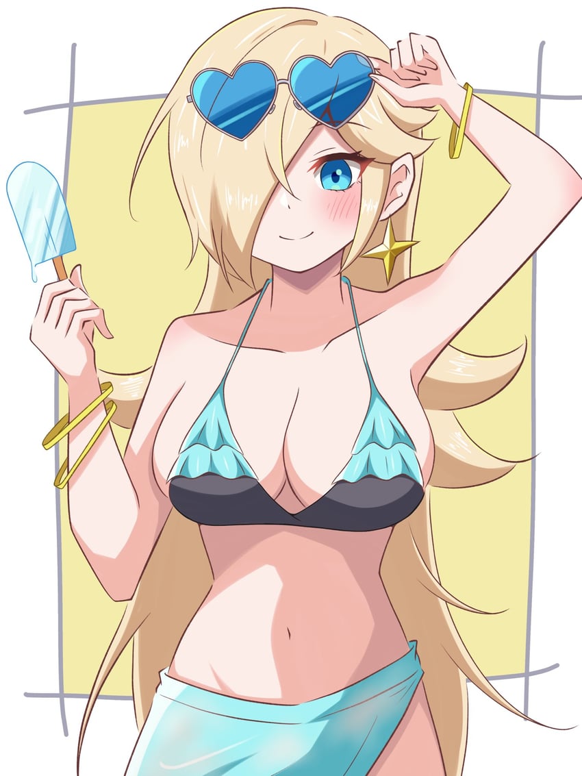 rosalina (mario and 1 more) drawn by yass_8mk and yassrosalina