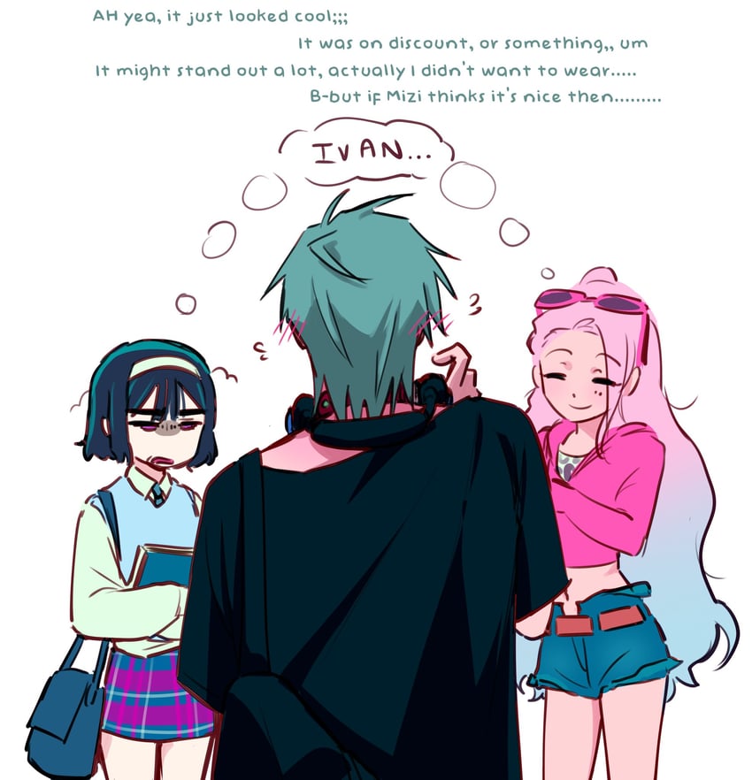 sua, mizi, and till (alien stage) drawn by br3adhouse