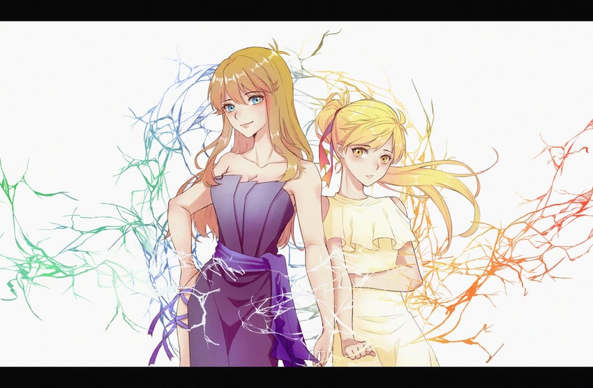 green and yellow (pokemon and 1 more) drawn by ayan_ip