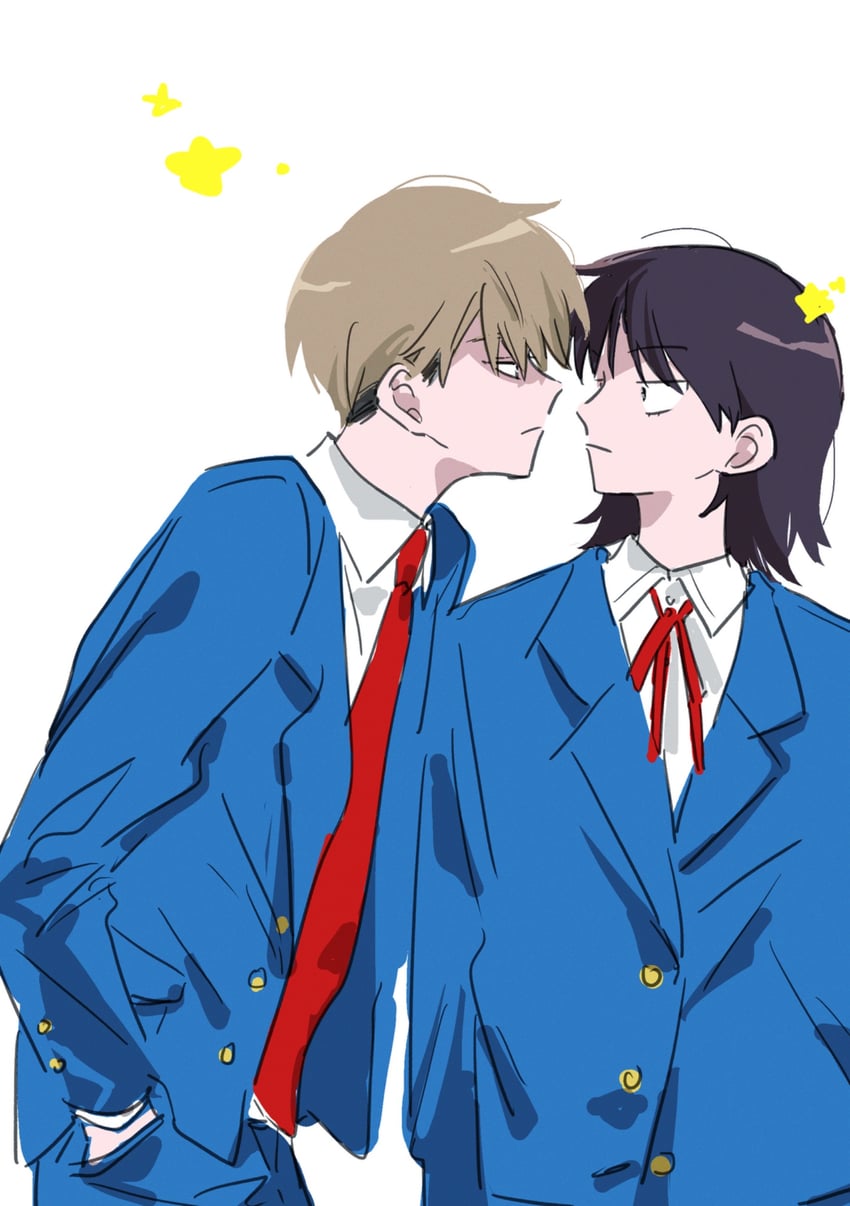 hatono chihiro and takami kouki (futsuu no keion-bu) drawn by nanatsu_pa