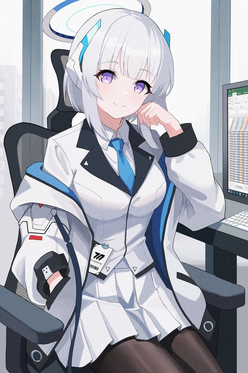 noa (blue archive and 2 more) drawn by astelia