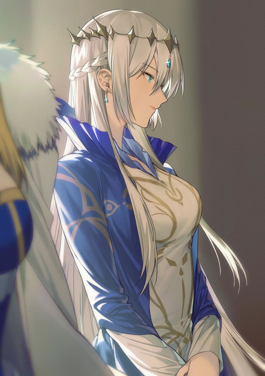 artoria pendragon and morgan le fay (fate and 2 more) drawn by yorukun