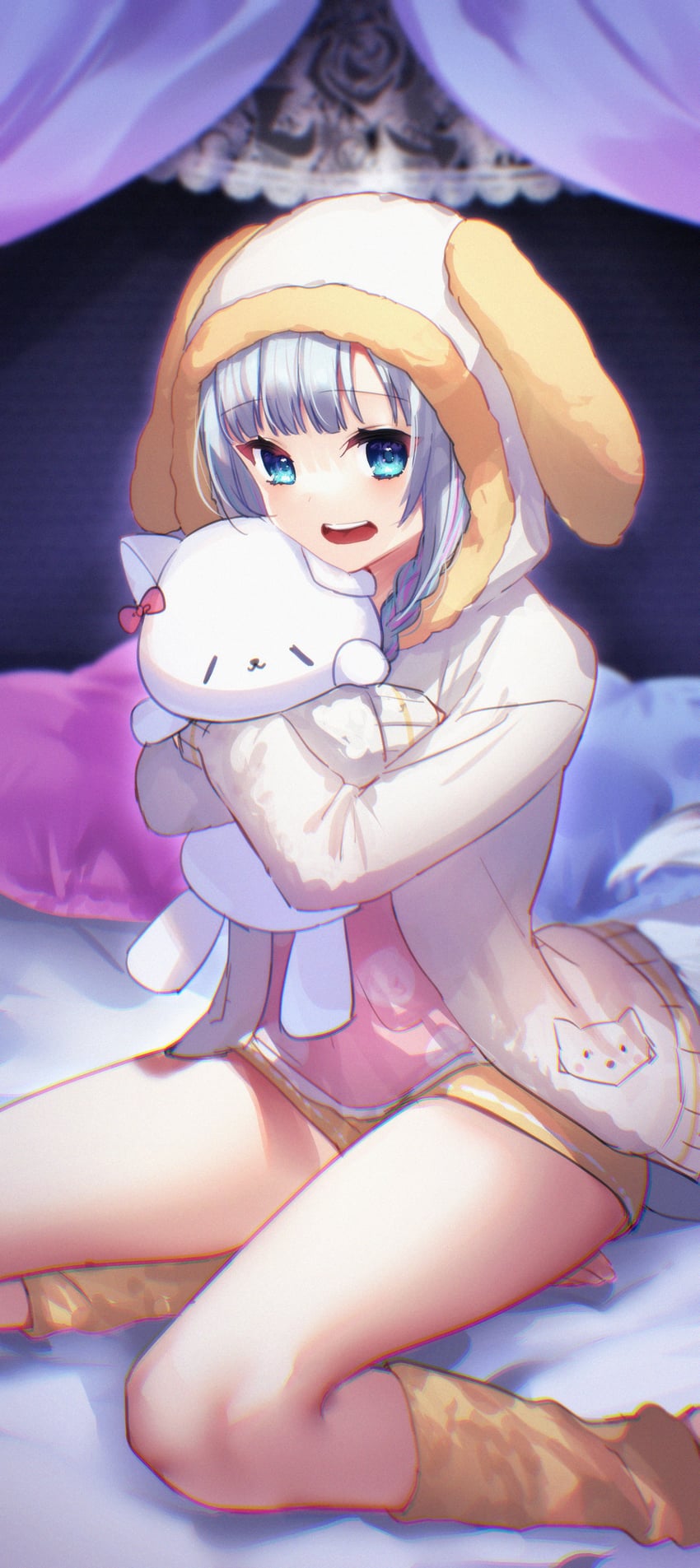 kohaku shion (indie virtual youtuber) drawn by kitasaya_ai