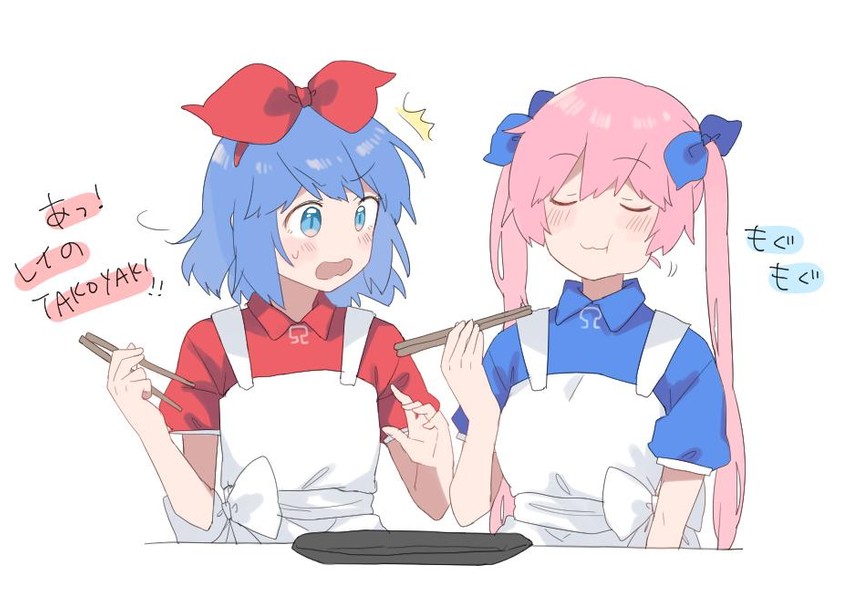 omega rio and omega ray (omega sisters) drawn by kousaka_karasu