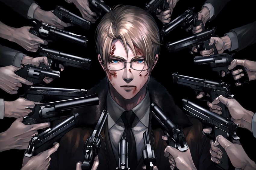 america (axis powers hetalia and 1 more) drawn by npyon