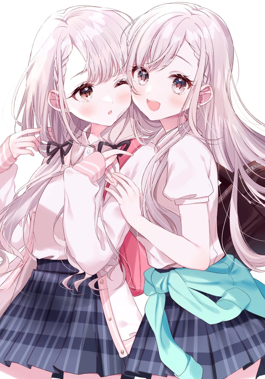hisakawa hayate and hisakawa nagi (idolmaster and 1 more) drawn by misumi_(macaroni)