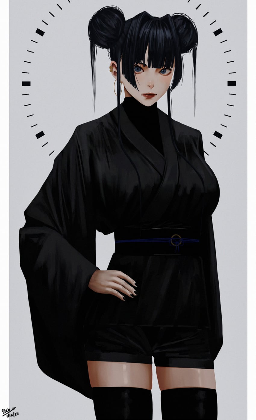 ouro kronii (hololive and 1 more) drawn by steb