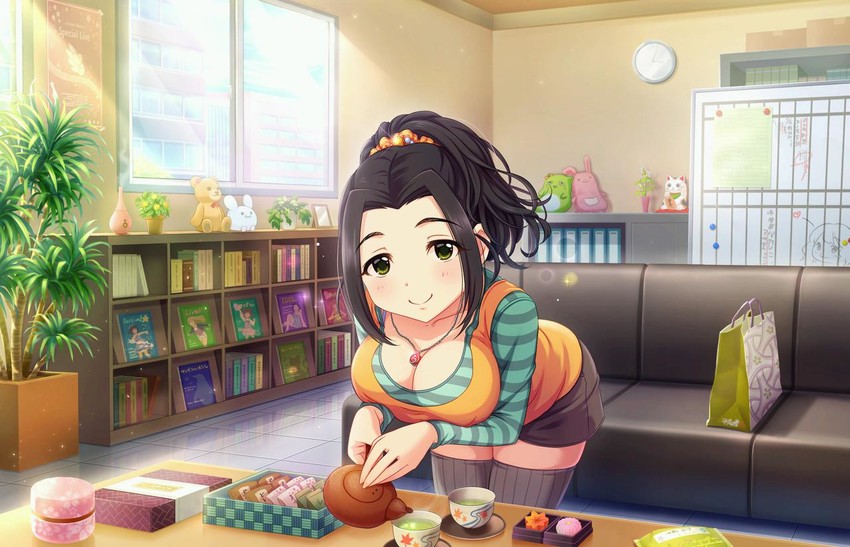 pina korata and ebihara naho (idolmaster and 2 more)