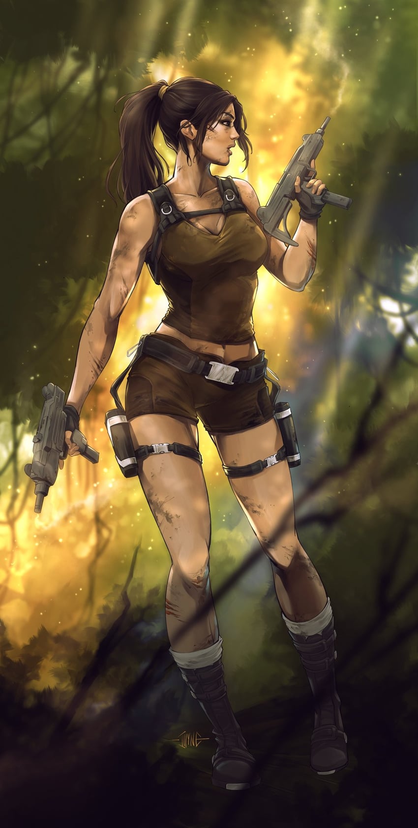 lara croft (tomb raider) drawn by illyne_cosplay