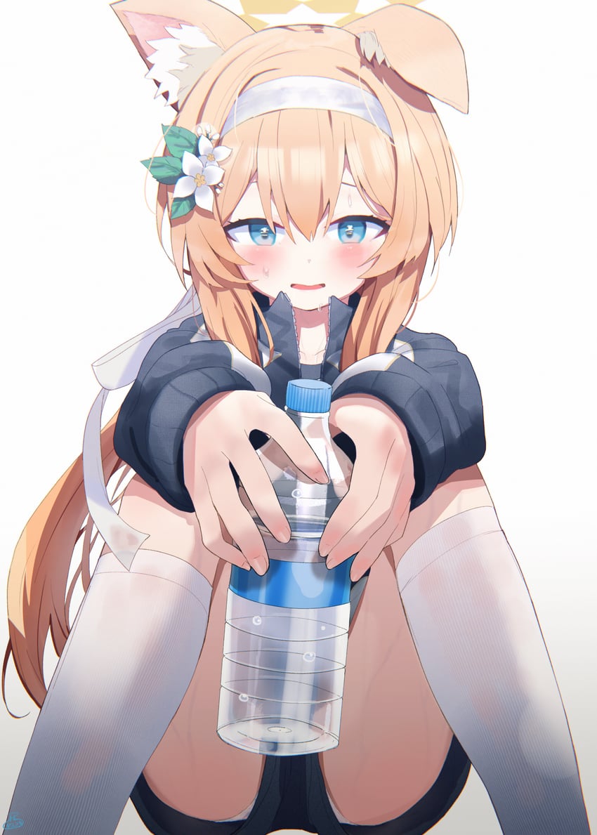 mari (blue archive) drawn by nishi_yasuaki