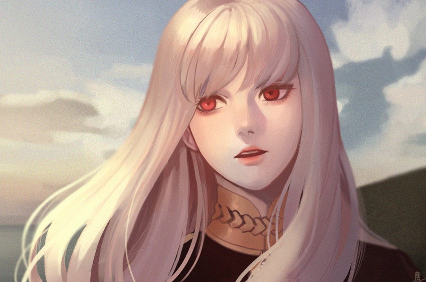 lysithea von ordelia (fire emblem and 1 more) drawn by muntjac_art