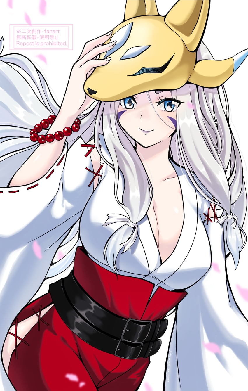 sakuyamon and sakuyamon: miko mode (digimon) drawn by shingetsu_(doru0222)