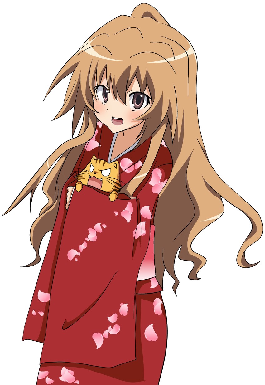 aisaka taiga and palmtop tiger (toradora!) drawn by e-chan