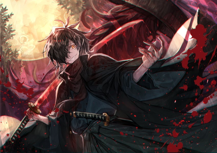 okada izou (fate and 1 more) drawn by mura_karuki