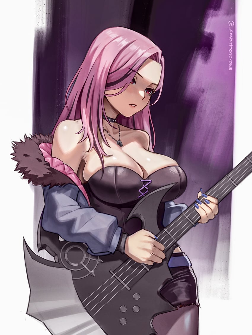 mori calliope (hololive and 1 more) drawn by seventeencrows